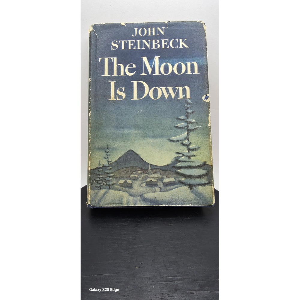 John Steinbeck The Moon Is Down 1st Edition 1942 Viking Press Dust Jacket Book